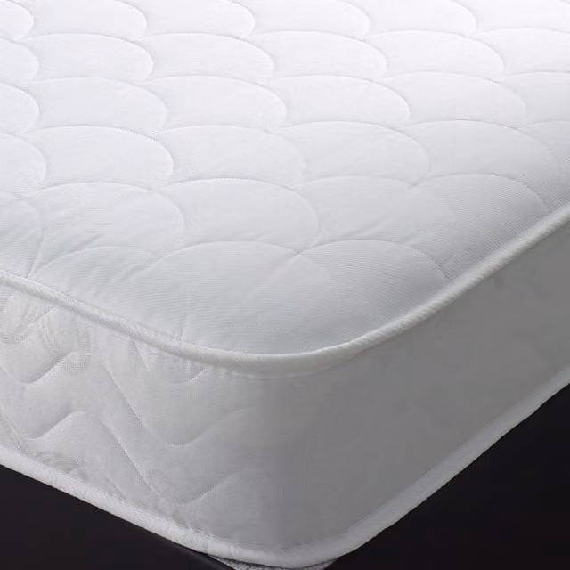 Starlight Beds White Hybrid Memory Foam and Spring Mattress with Quilted Top Panel, W/D/H: 120 x 200 cm