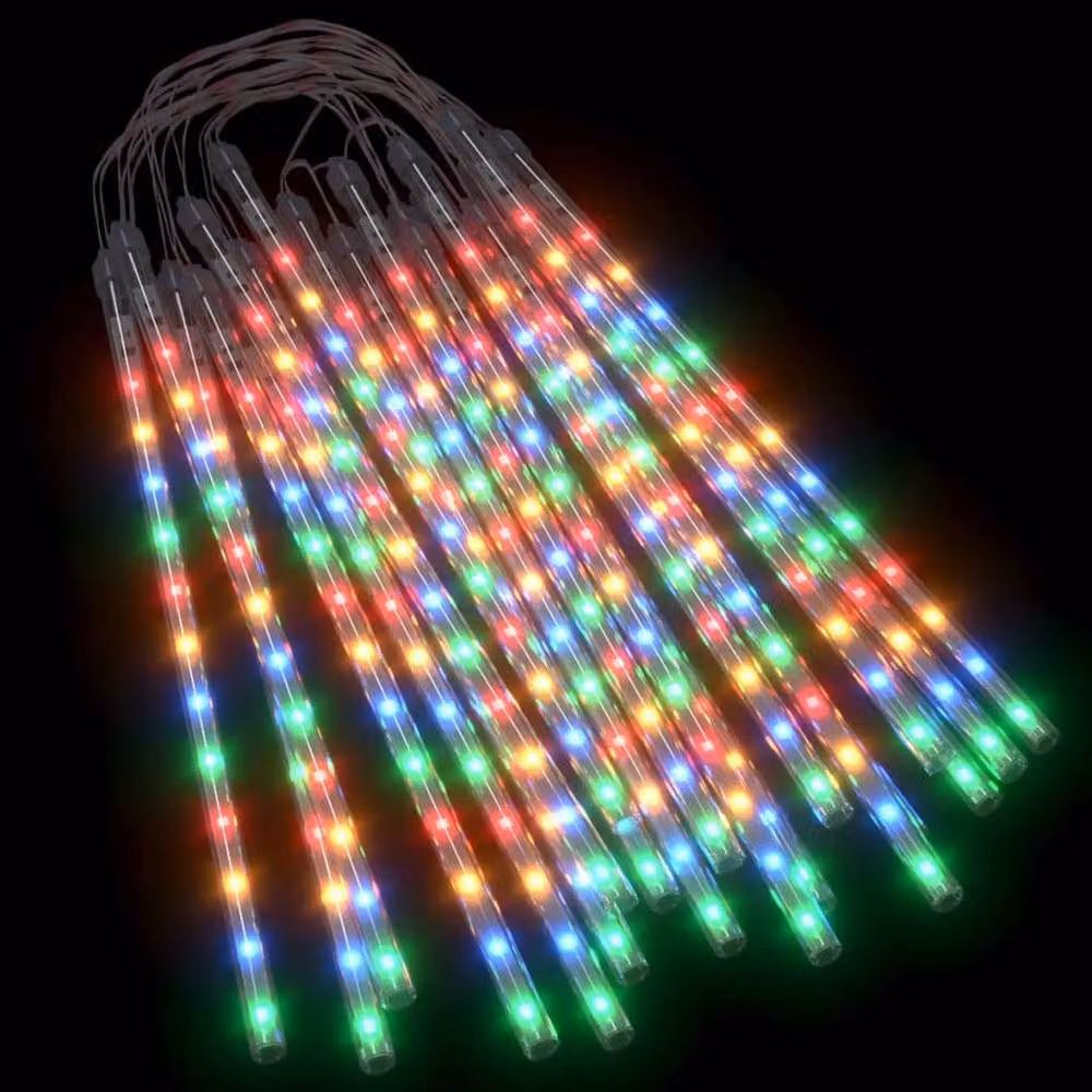 Berkfield Home Meteor LED Lights, 20 pcs, Multicolour, 480 LEDs, Length: 30 cm – 2
