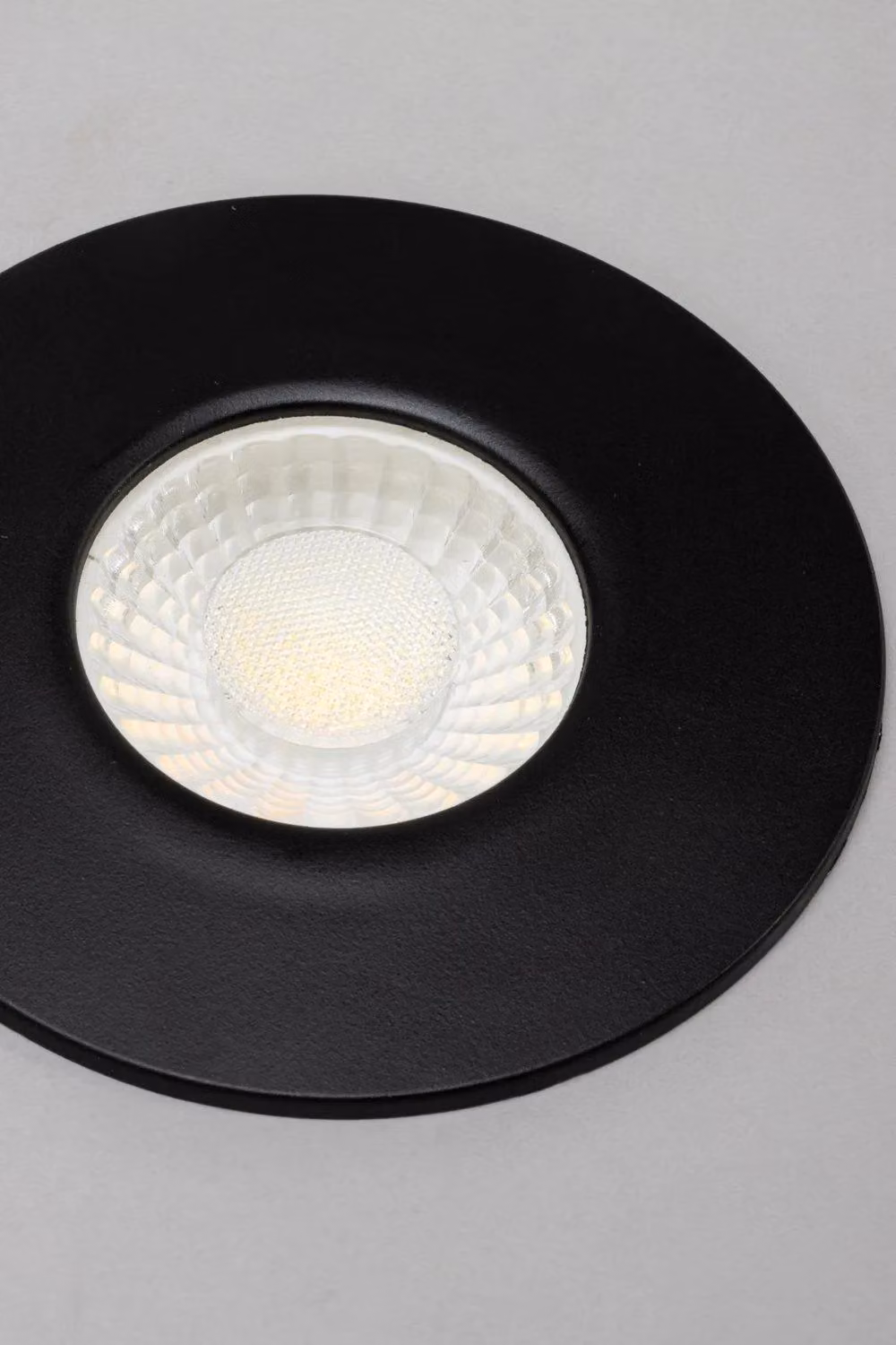 BHS Lighting Nate Circular Recessed Fire Rated Spotlight in Black – 2