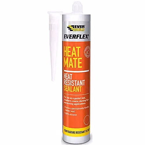 Sika Heat Resistant Silicone Sealant, Black, 295ml – 1