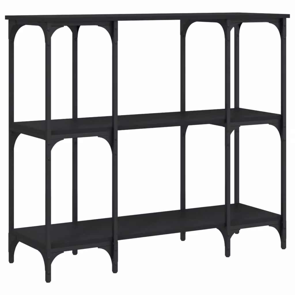 Berkfield Home Black Industrial Console Table, W/D/H: 102 x 35 x 90 cm – 2