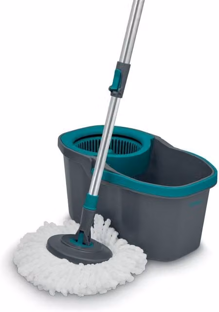 Tower Microfibre Mop with Wringer in Anthracite or Petrol