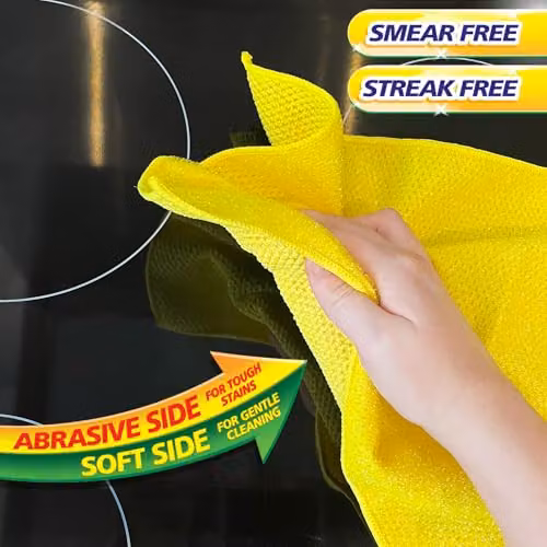 Elbow Grease Dual Sided Microfibre Cloth in Yellow – 2