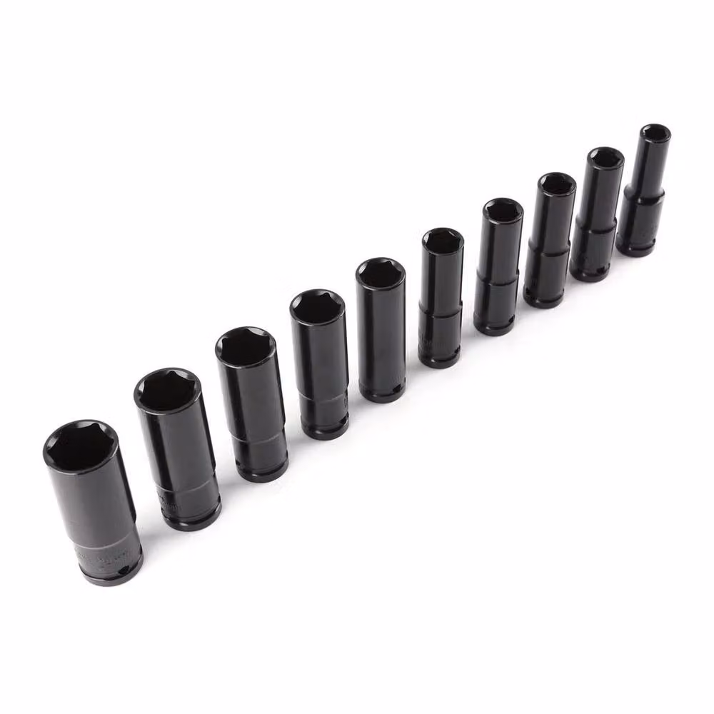 SPETLEK 10-Piece 1/2" Drive Deep Impact Socket Set, 10-24mm Metric – 3