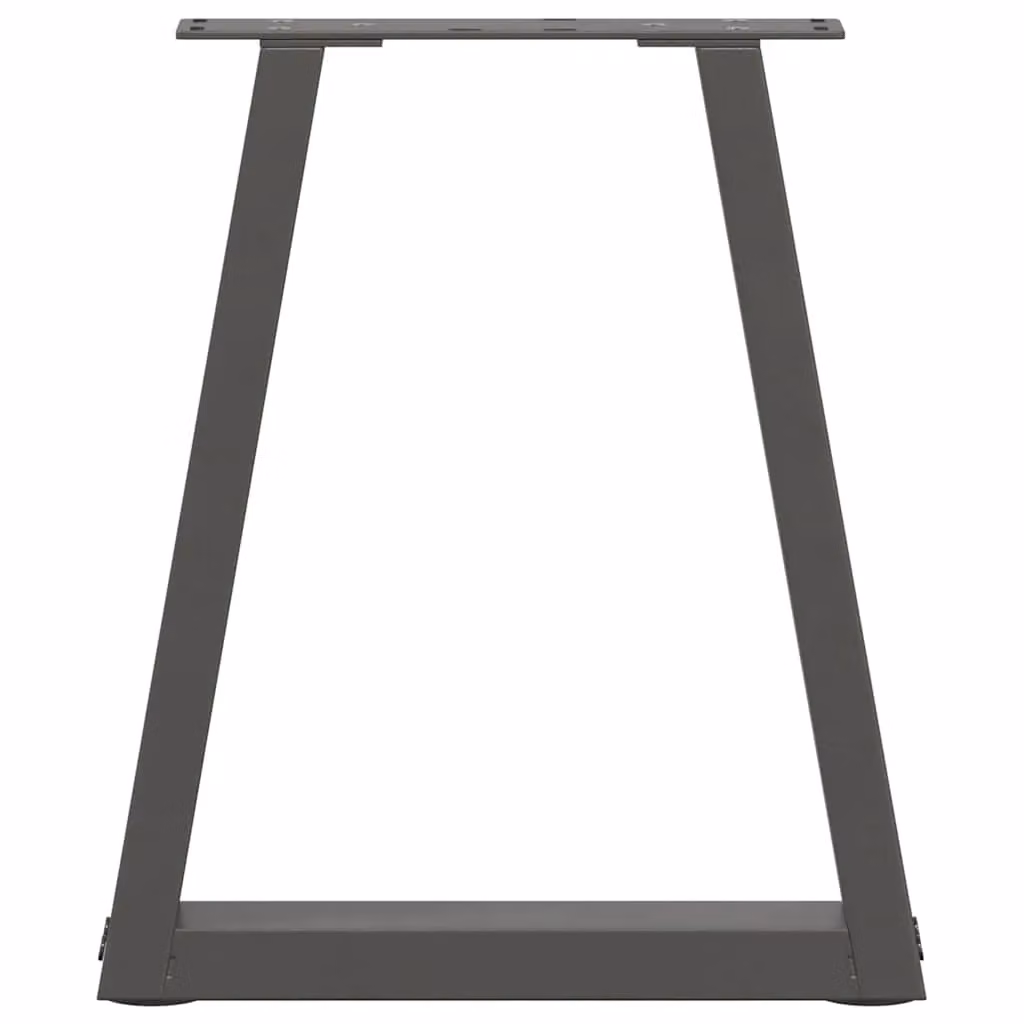 Berkfield Home V-Shape Dining Table Legs, 2 Piece Steel Set in Anthracite Black, W: 38 cm, H: 42-43.3 cm – 4
