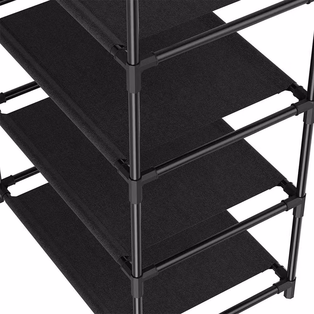 SPETLEK 5-Tier Metal Shoe Rack in Black – 4