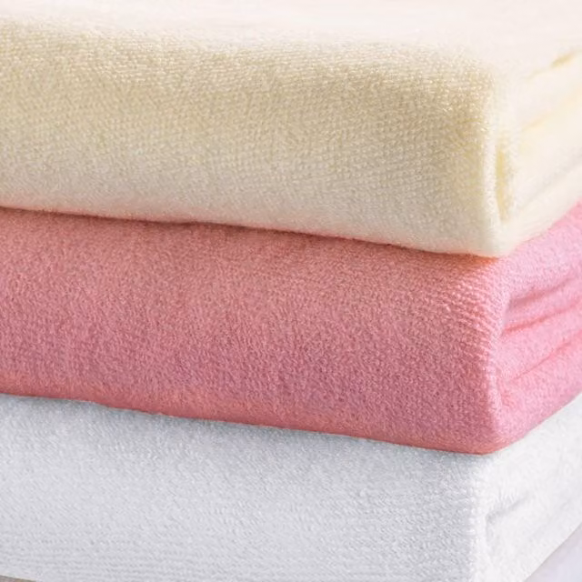 Chums White Stretch Terry Fitted Sheet W/D/H: 140 x 200 cm