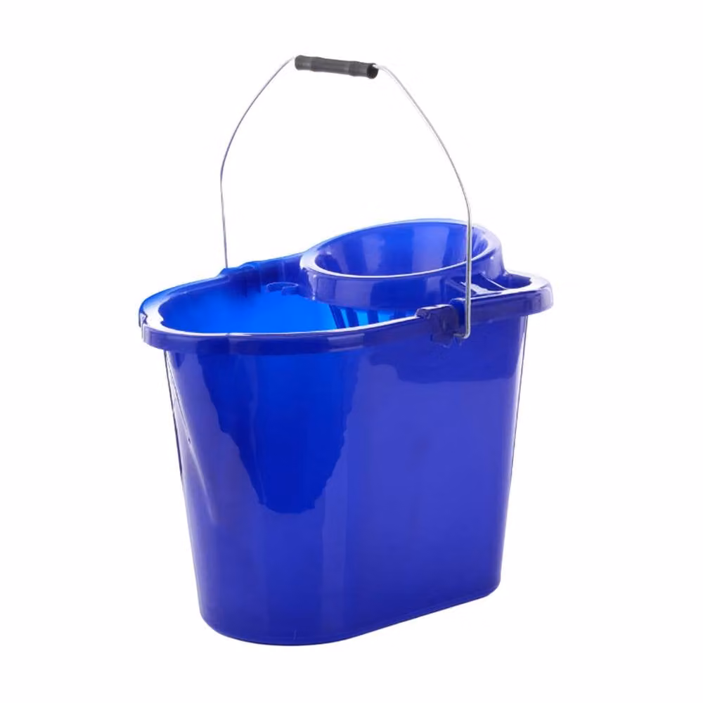 Leecroft Budget Oblong Mop Bucket, 14 l, Blue – 2