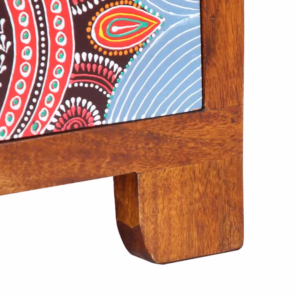 Berkfield Home Acacia Wood Coffee Table, Brown, W/D/H: 90 x 50 x 40 cm – 5