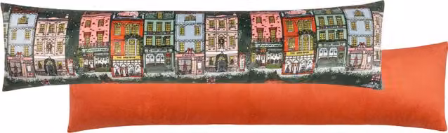 Make it a Home Christmas Spirit Festive Draught Excluder in Multicolour and Green
