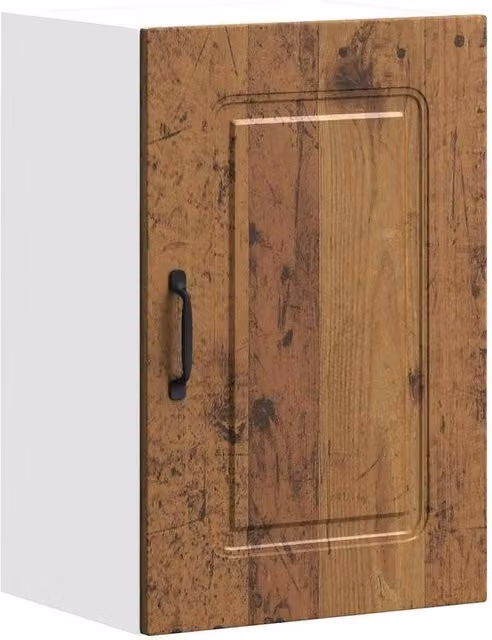 Berkfield Home Kalmar Wall Mounted Kitchen Cabinet in Old Wood Brown – 1