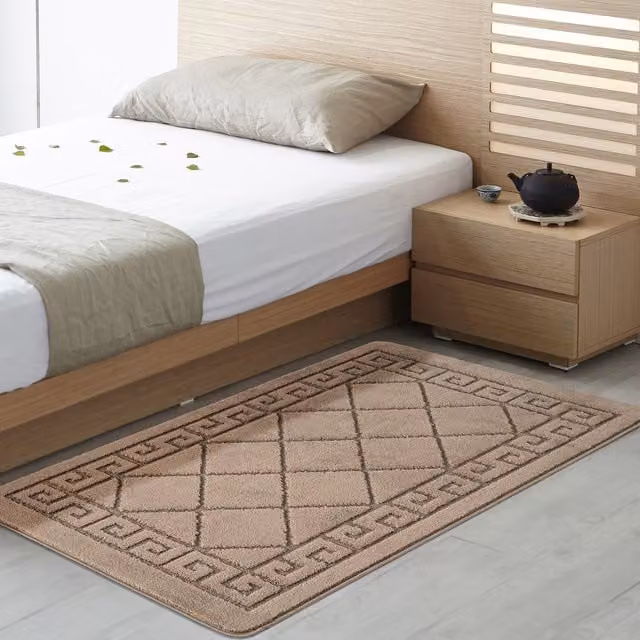 Smart Living Tribela Gel Door Mat, Beige and Brown, W/D/H: 60 x 40 x 0.4 cm