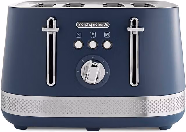 Morphy Richards Illumination 4-Slice Toaster - Blue