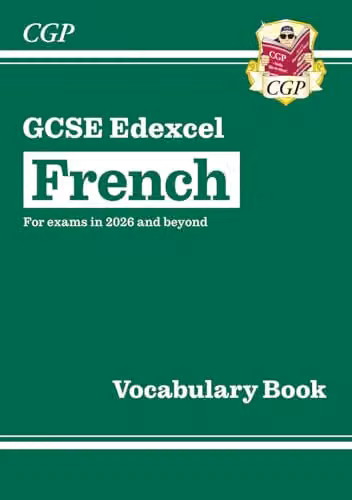 CGP Edexcel GCSE French Vocabulary Book for 2027 and 2028 Exams