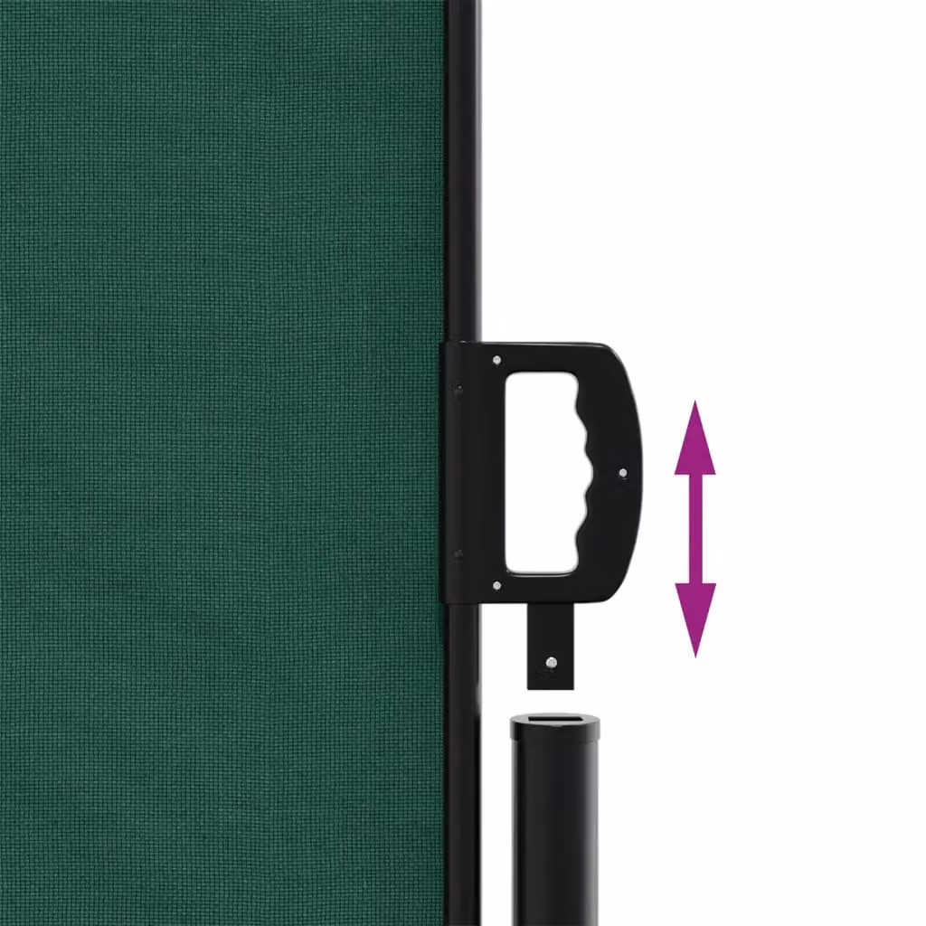 Berkfield Home Retractable Side Awning in Dark Green, W/H: 300 x 140 cm – 3
