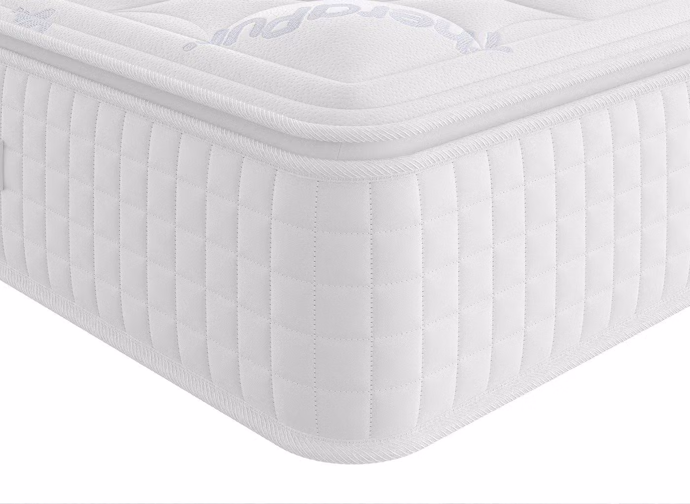 TheraPur ActiGel Polar 2600 u&i Hybrid Mattress with Temperature Regulation and Removable Antibacterial Knit Cover, White