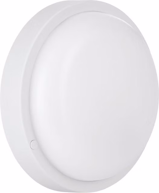 Eglo Basic Boschetto-E Round White Plastic Outdoor Wall and Ceiling Light