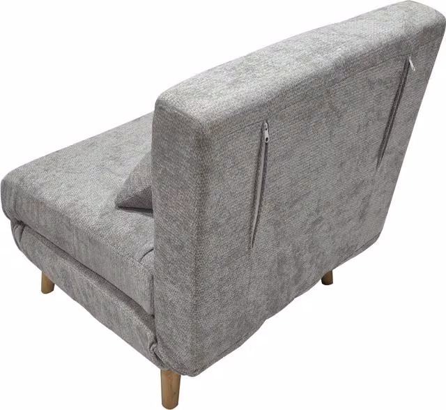 Madefor.living Joel Uno Grey Fabric Fold-out Sofa Bed with Armrests
