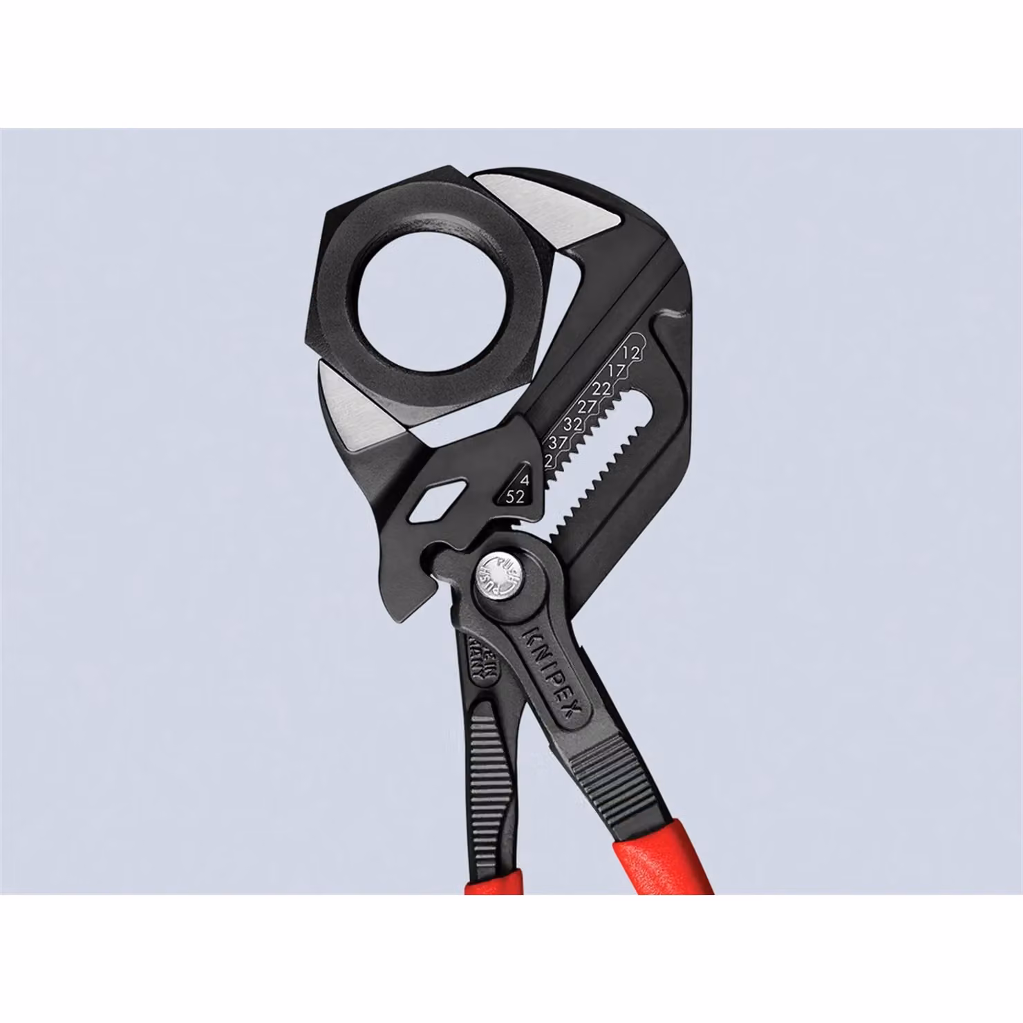 Knipex Pliers Wrench with PVC Grip in Grey and Multicolour, 250mm – 2