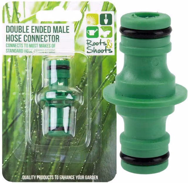 VFM Half Inch Male Hose Adaptor, Green