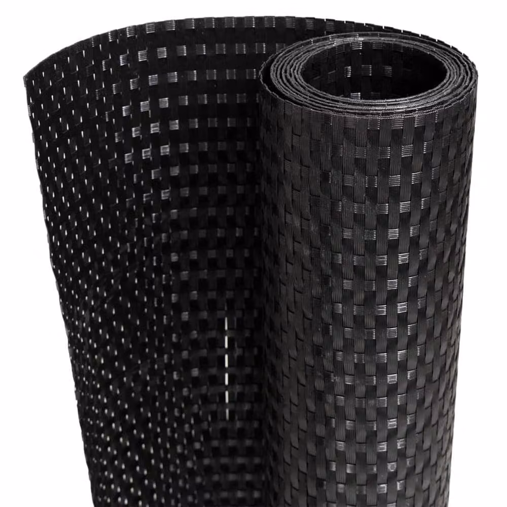 Berkfield Home Poly Rattan Balcony Screen Cover, Black, W: 400 cm, H: 80 cm – 2