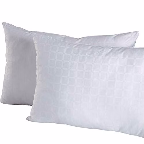 Belledorm Hotel Suite Microfibre Housewife Pillow, White, Anti-Allergy Filling – 1