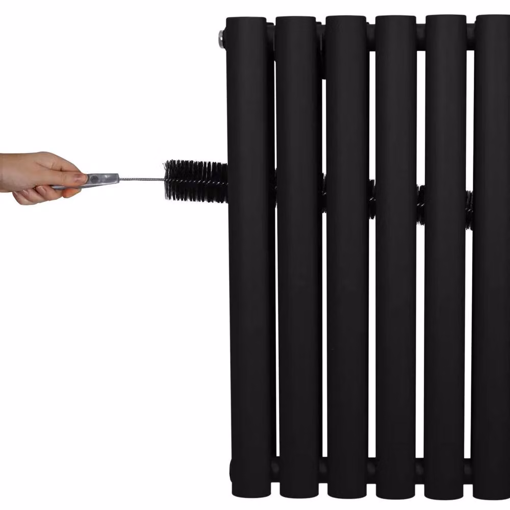 Monstershop Oval Column Radiator in Black, H 144 cm x W 60 cm – 5