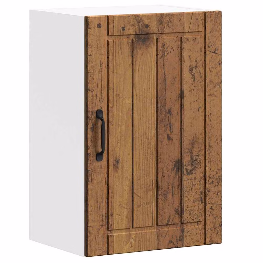 Berkfield Home Lucca Kitchen Wall Cabinet in Old Wood Brown, W/D/H: 60 x 31 x 40 cm – 2