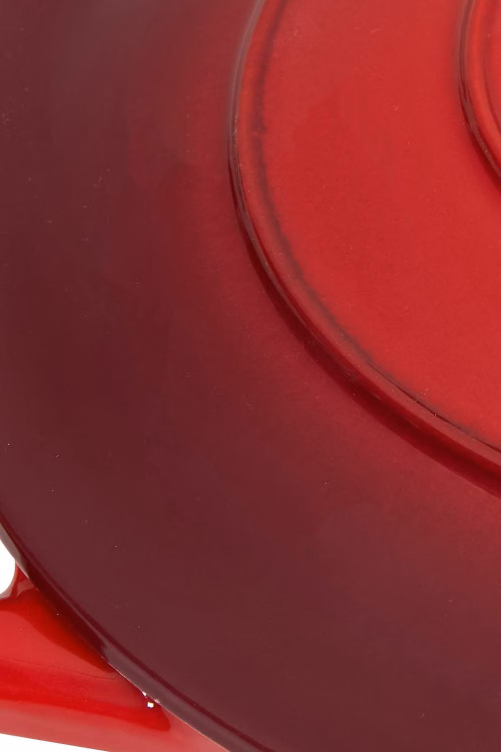 Garden Sanctuary Enamelled Cast Iron Dutch Oven Pot in Red – 5