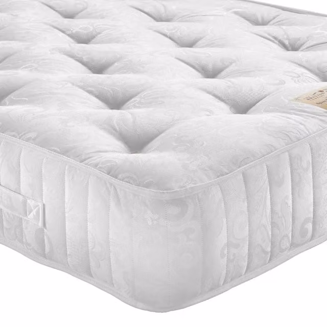 British Bed Company Spare Room Ortho 1000 Pocket Mattress in White, W/D/H: 140 x 200 x 28 cm