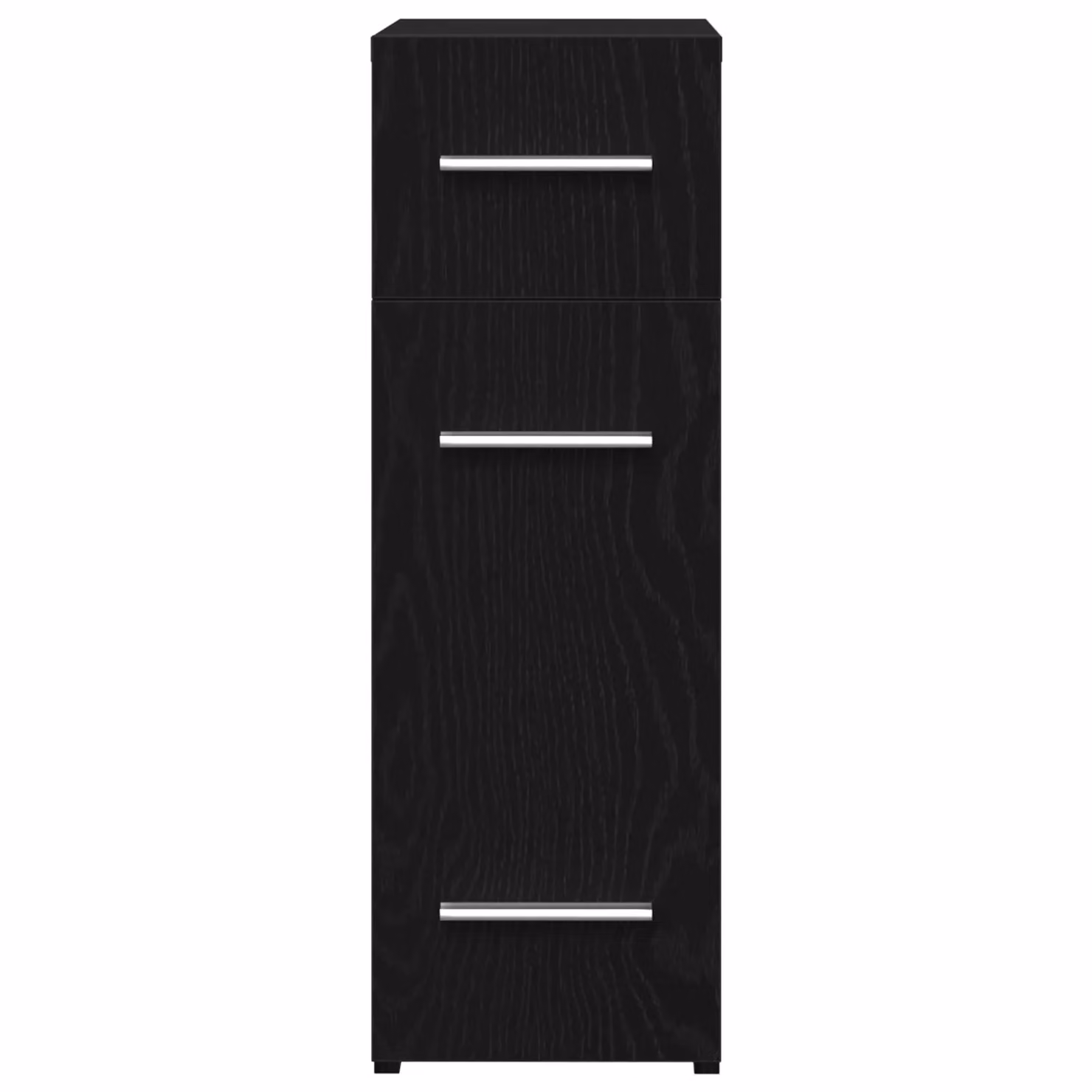 Berkfield Home Apothecary Cabinet in Black Oak, W/D/H: 20 x 45.5 x 60 cm – 4