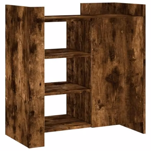 vidaXL Smoked Oak Sideboard in Brown, W/D/H: 73.5 x 35 x 75 cm – 1
