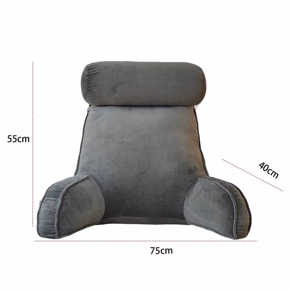 Havendro Contoured Wedge Backrest and Arm Support Pillow in Light Grey – 2