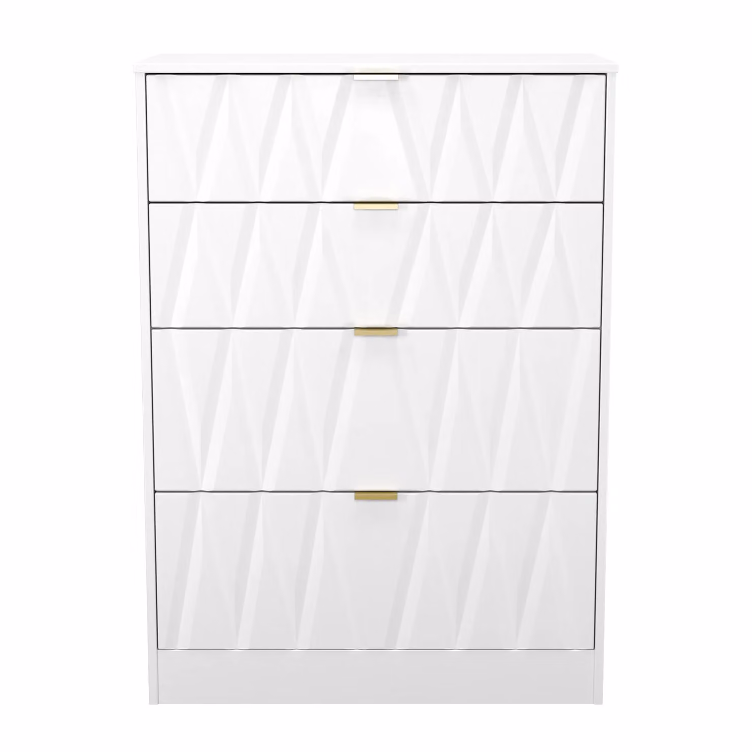 Ready Assembled 2 U Washington 4 Drawer Deep Chest in White – 2