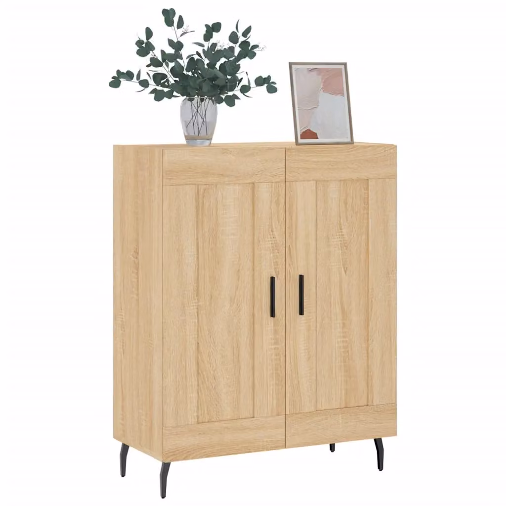 Berkfield Home Sonoma Oak Sideboard in Brown, W/D/H: 69.5 x 34 x 90 cm – 2