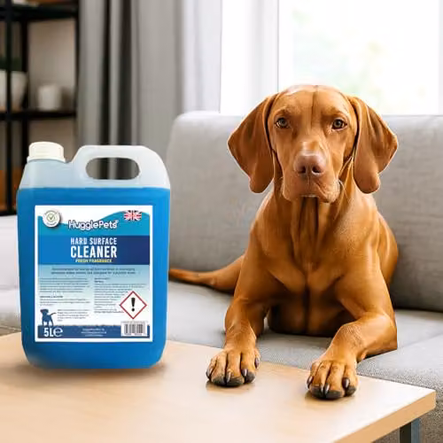 HugglePets Professional Hard Surface Cleaner, Blue, 5L – 3