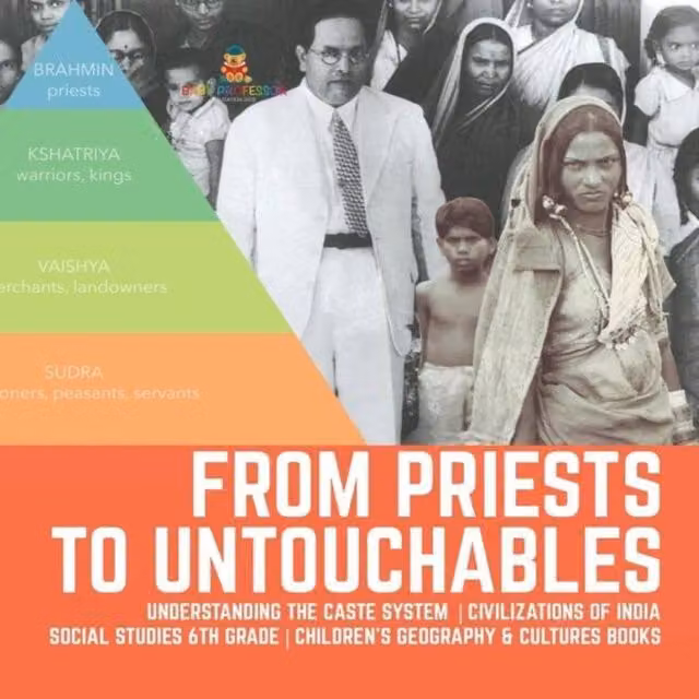 Baby Professor From Priests to Untouchables Understanding the Caste System White and Multicolour Paper Book