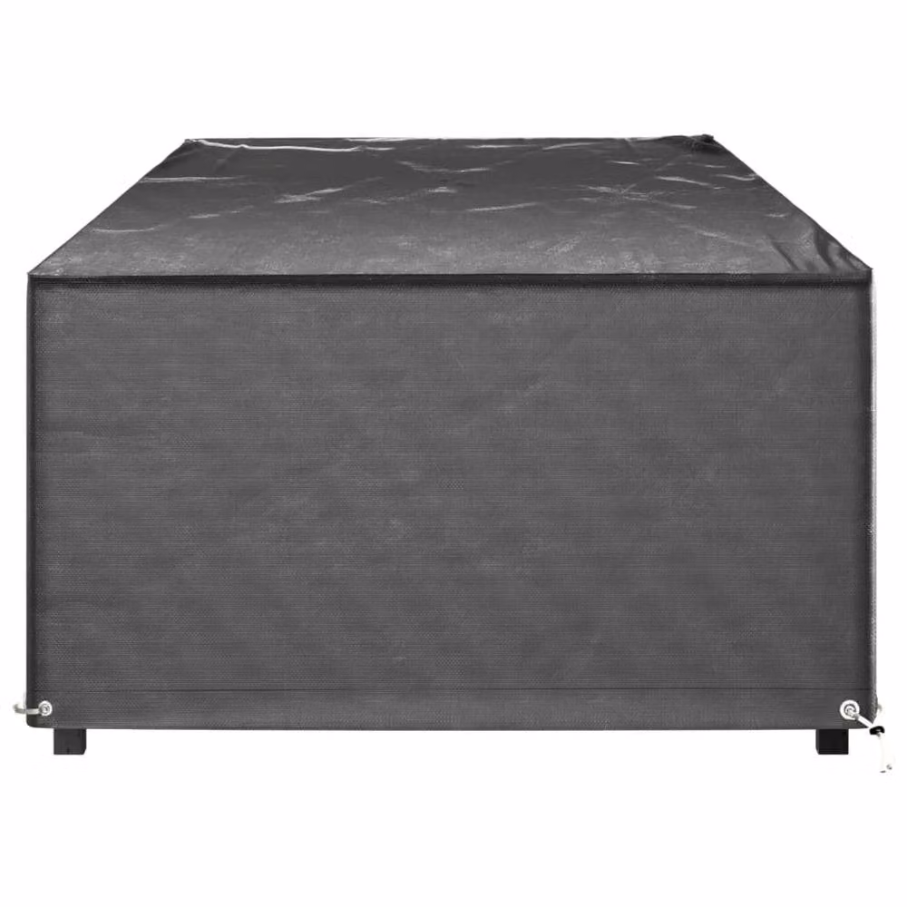 Berkfield Home Sunlounger Covers, 2 Pack, Black, W/D/H: 205 x 75 x 40 cm – 4