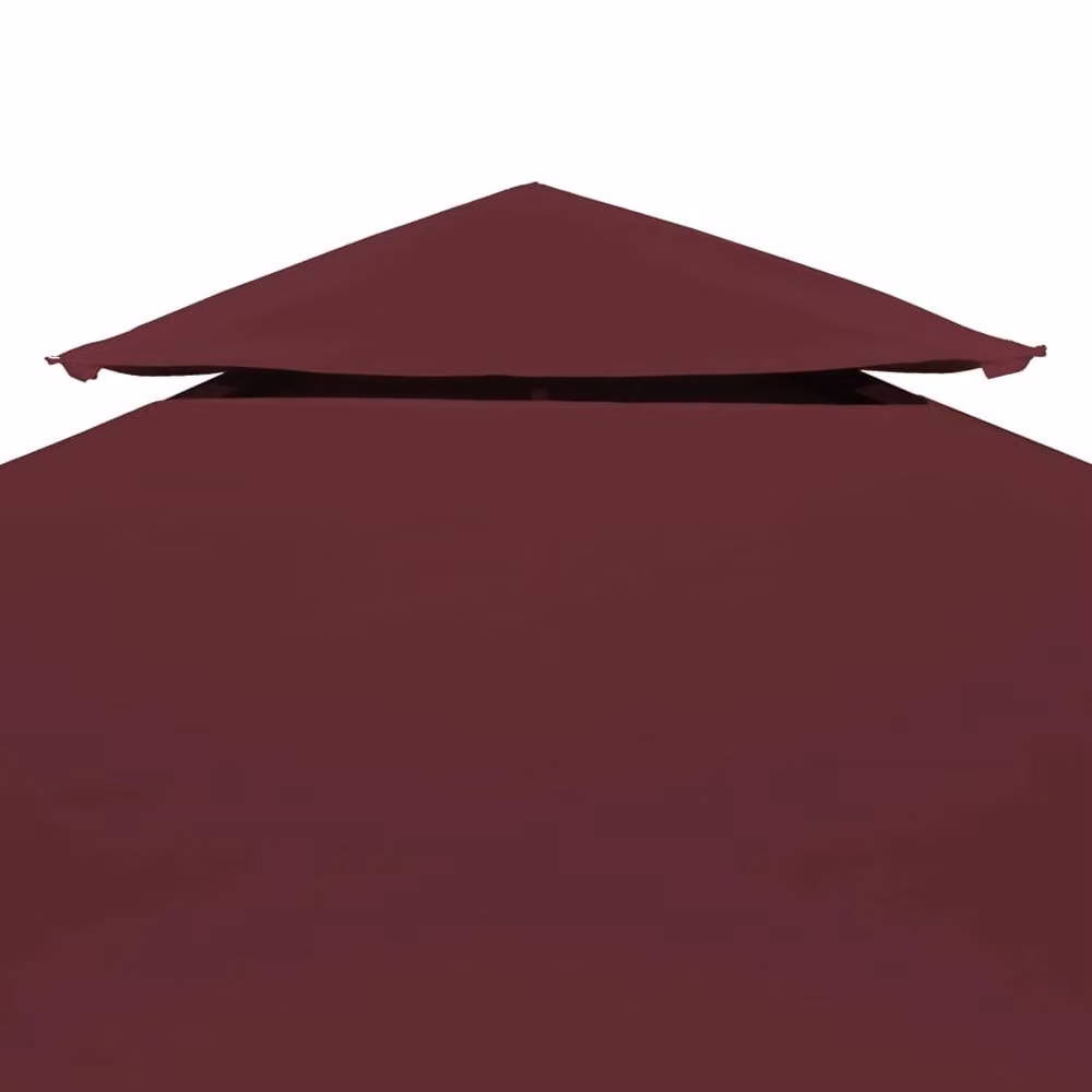 Berkfield Home 2-Tier Gazebo Top Cover, Red, W x D: 3 x 3 m – 3
