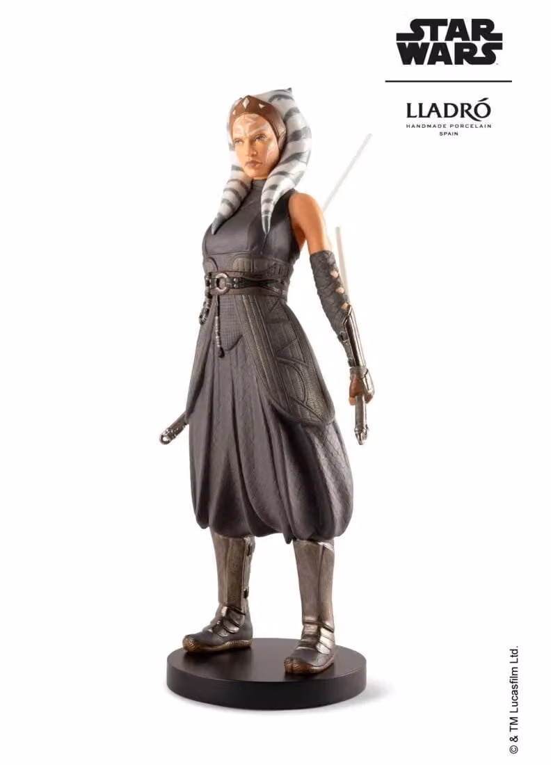 Lladró Ahsoka Tano Limited Edition Grey Porcelain Sculpture