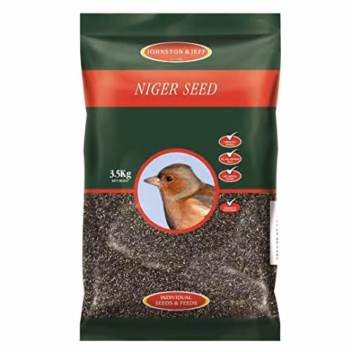 Johnston & Jeff Premium Niger Seed Wild Bird Food, 3.5kg