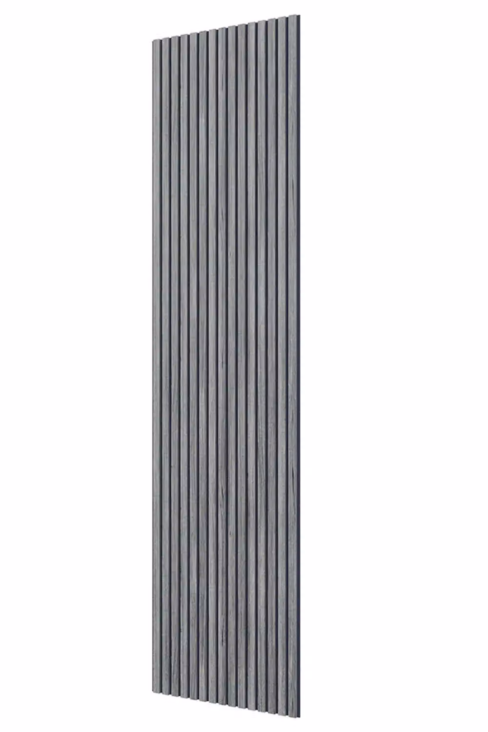 Living and Home Grey Walnut Wood Grain Decorative Slat Wall Panel, W: 60 cm, H: 240 cm – 2