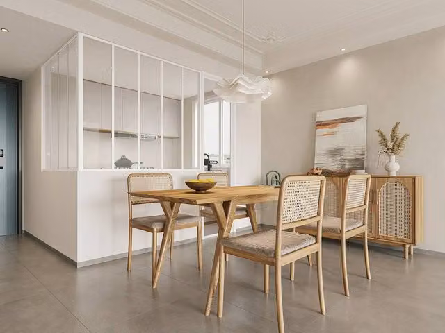 Vente-unique Corner Studio Glass Panelling in Powder-Coated Aluminium, White, W: 120 cm, D: 130 cm, H: 150 cm – 1
