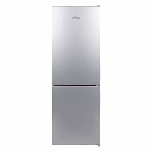 Willow WFF157S 157L Freestanding 70/30 Fridge Freezer in Silver with Low Frost Technology and Adjustable Thermostat – 1