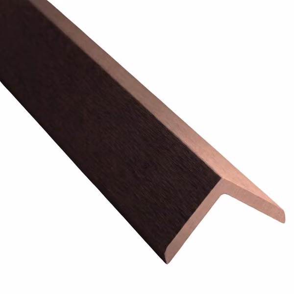Timbosite Classic Decking Edging Trim in Royal Oak Brown, W/D/H: 55 x 55 x 3660 mm