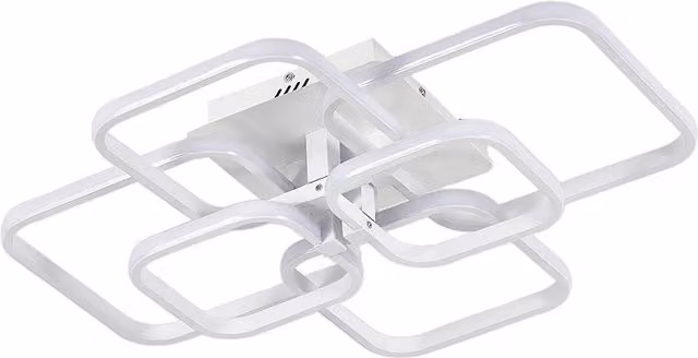Living Star LED Energy Efficient Semi Flush Ceiling Light in White, 70W
