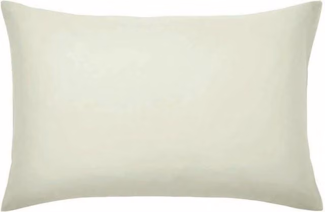 Murmur 500 Thread Count Mako Satin Cotton Standard Pillowcase in Green