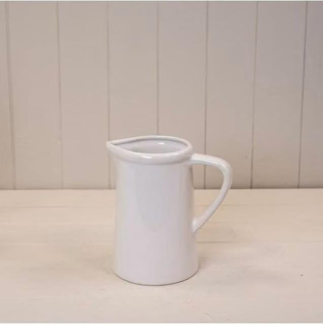 KDMD Classic White Ceramic Jug