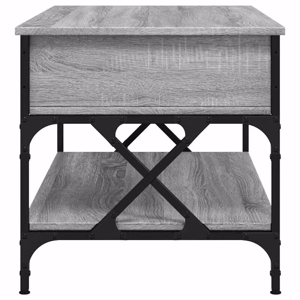 Berkfield Home Grey Sonoma Coffee Table with Lift Mechanism, W/D/H: 100 x 50 x 50 cm – 4