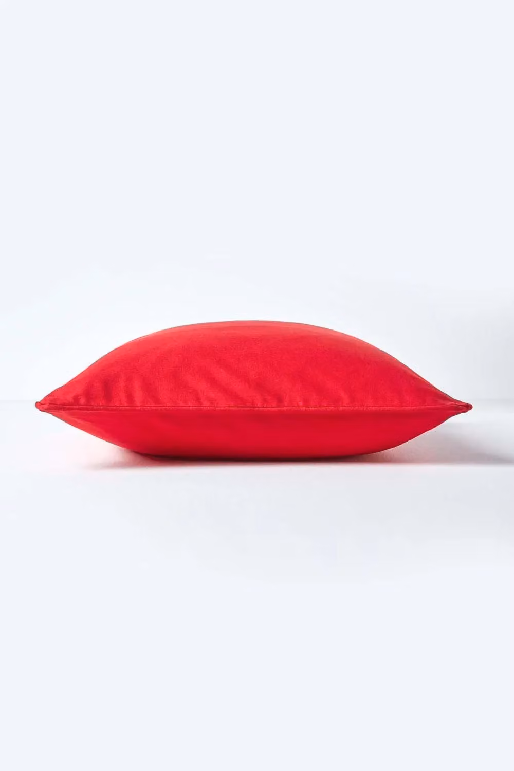 Homescapes Plain Red Cotton Square Cushion Cover, W/D/H: 60 x 60 x 60 cm – 2